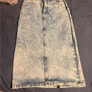 AMilano Light Blue Denim Skirt